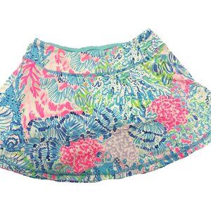 Lilly Pulitzer Luxletic Skort - Pinks/Blues - Like New Condition - XS - 13'
